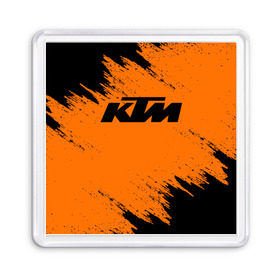 Магнит 55*55 с принтом KTM , Пластик | Размер: 65*65 мм; Размер печати: 55*55 мм | Тематика изображения на принте: enduro | ktm | moto | motocycle | sportmotorcycle | ктм | мото | мотоспорт