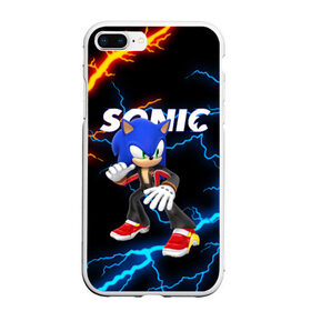 Чехол для iPhone 7Plus/8 Plus матовый с принтом SONIC , Силикон | Область печати: задняя сторона чехла, без боковых панелей | Тематика изображения на принте: animal | games | hedgehog | sega | sonic | speed | speed sonic | быстрый ёж | ёж | ёжик | игры | персонаж | сега | синий ёж | скорость | соник