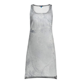 Платье-майка 3D с принтом Мрамор , 100% полиэстер | полуприлегающий силуэт, широкие бретели, круглый вырез горловины, удлиненный подол сзади. | камень | мрамор | прикольные картинки | текстура | фон