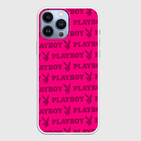 Чехол для iPhone 13 Pro Max с принтом PLAYBOY | ПЛЕЙБОЙ (Z) ,  |  | Тематика изображения на принте: brand | brazzers | fake taxi | faketaxi | hub | mode | playboy | бразерс | бренд | мода | фейк такси