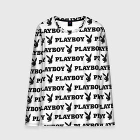 Мужской лонгслив 3D с принтом PLAYBOY , 100% полиэстер | длинные рукава, круглый вырез горловины, полуприлегающий силуэт | brand | brazzers | fake taxi | faketaxi | hub | mode | playboy | бразерс | бренд | мода | фейк такси