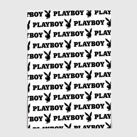 Постер с принтом PLAYBOY , 100% бумага
 | бумага, плотность 150 мг. Матовая, но за счет высокого коэффициента гладкости имеет небольшой блеск и дает на свету блики, но в отличии от глянцевой бумаги не покрыта лаком | brand | brazzers | fake taxi | faketaxi | hub | mode | playboy | бразерс | бренд | мода | фейк такси