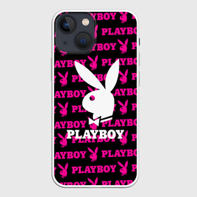 Чехол для iPhone 13 mini с принтом PLAYBOY | ПЛЕЙБОЙ (Z) ,  |  | brand | brazzers | fake taxi | faketaxi | hub | mode | playboy | бразерс | бренд | мода | фейк такси