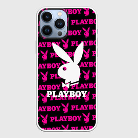 Чехол для iPhone 13 Pro Max с принтом PLAYBOY | ПЛЕЙБОЙ (Z) ,  |  | Тематика изображения на принте: brand | brazzers | fake taxi | faketaxi | hub | mode | playboy | бразерс | бренд | мода | фейк такси