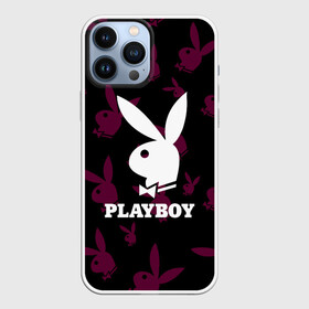 Чехол для iPhone 13 Pro Max с принтом PLAYBOY | ПЛЕЙБОЙ (Z) ,  |  | Тематика изображения на принте: brand | brazzers | fake taxi | faketaxi | hub | mode | playboy | бразерс | бренд | мода | фейк такси