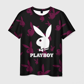 Мужская футболка 3D с принтом PLAYBOY , 100% полиэфир | прямой крой, круглый вырез горловины, длина до линии бедер | brand | brazzers | fake taxi | faketaxi | hub | mode | playboy | бразерс | бренд | мода | фейк такси