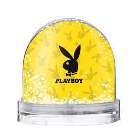 Игрушка Снежный шар с принтом PLAYBOY | ПЛЕЙБОЙ (Z) , Пластик | Изображение внутри шара печатается на глянцевой фотобумаге с двух сторон | brand | brazzers | fake taxi | faketaxi | hub | mode | playboy | бразерс | бренд | мода | фейк такси