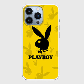 Чехол для iPhone 13 Pro с принтом PLAYBOY | ПЛЕЙБОЙ (Z) ,  |  | Тематика изображения на принте: brand | brazzers | fake taxi | faketaxi | hub | mode | playboy | бразерс | бренд | мода | фейк такси