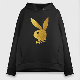 Женское худи Oversize хлопок с принтом PLAYBOY GOLD , френч-терри — 70% хлопок, 30% полиэстер. Мягкий теплый начес внутри —100% хлопок | боковые карманы, эластичные манжеты и нижняя кромка, капюшон на магнитной кнопке | brand | brazzers | fake taxi | faketaxi | hub | mode | playboy | бразерс | бренд | мода | фейк такси