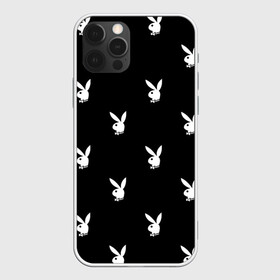 Чехол для iPhone 12 Pro Max с принтом ПЛЕЙБОЙ ПАТТЕРН | PLAYBOY PATTERN (Z) , Силикон |  | Тематика изображения на принте: brand | brazzers | fake taxi | faketaxi | hub | mode | playboy | бразерс | бренд | мода | фейк такси