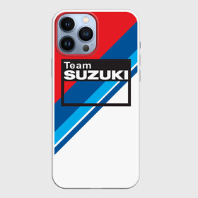 Чехол для iPhone 13 Pro Max с принтом SUZUKI MOTO SPORT | СУЗУКИ МОТО СПОРТ (Z) ,  |  | 2020 | auto | bike | moto | motorcycle | sport | авто | автомобиль | автомобильные | байк | бренд | марка | машины | мото | мотоциклы | спорт