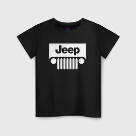 Детская футболка хлопок с принтом Jeep , 100% хлопок | круглый вырез горловины, полуприлегающий силуэт, длина до линии бедер | 4на4 | auto | baja | jeep | offroad | trofi | авто | автомобиль | ам | баха | бездорожье | внедорожник | джип | джипинг | джиппинг | машина | машины | оффроад | полный привод