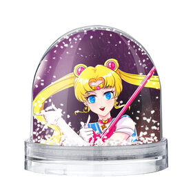 Снежный шар с принтом Sailor Moon , Пластик | Изображение внутри шара печатается на глянцевой фотобумаге с двух сторон | anime | japan | manga | sailor moon | аниме | девочка | девушка | луна | лунная призма | манга | сейлор мун | сэйлор мун | япония