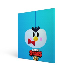 Холст квадратный с принтом Brawl Stars Penguin , 100% ПВХ |  | Тематика изображения на принте: penguin | pengvin | pingvin | пенгвин | пингвин