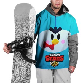 Накидка на куртку 3D с принтом Brawl Stars Penguin , 100% полиэстер |  | penguin | pengvin | pingvin | пенгвин | пингвин