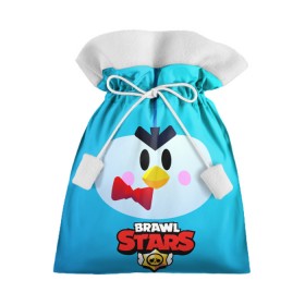 Подарочный 3D мешок с принтом Brawl Stars Penguin , 100% полиэстер | Размер: 29*39 см | penguin | pengvin | pingvin | пенгвин | пингвин