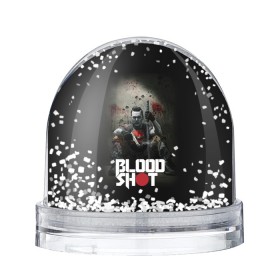 Снежный шар с принтом BloodShot , Пластик | Изображение внутри шара печатается на глянцевой фотобумаге с двух сторон | bloodshot | valiant | vin diesel | бладшот | вин дизель | кино | фильм | фильм 2020