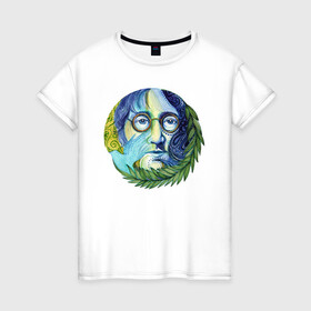 Женская футболка хлопок с принтом John Lennon , 100% хлопок | прямой крой, круглый вырез горловины, длина до линии бедер, слегка спущенное плечо | beatles | imagine | john | lennon | the beatles | автограф | битлз | битлы | группа | джон | купить | леннон | леннона | очки | рок н ролл | с группы | хиппи