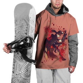 Накидка на куртку 3D с принтом Чуя Накахара , 100% полиэстер |  | bungou stray dogs | великие из бродячих псов | чуя