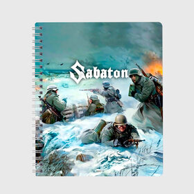 Тетрадь с принтом Sabaton , 100% бумага | 48 листов, плотность листов — 60 г/м2, плотность картонной обложки — 250 г/м2. Листы скреплены сбоку удобной пружинной спиралью. Уголки страниц и обложки скругленные. Цвет линий — светло-серый
 | battle | panzerkampf | primo victoria | sabaton | the art of war | the great war | атака мертвецов | бисмарк | броден | войны | группа | йоаким | латный ботинок | метал | ночные ведьмы | пауэр | рок | рыцарские доспехи | сабатон