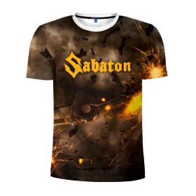 Мужская футболка 3D спортивная с принтом Sabaton , 100% полиэстер с улучшенными характеристиками | приталенный силуэт, круглая горловина, широкие плечи, сужается к линии бедра | battle | panzerkampf | primo victoria | sabaton | the art of war | the great war | атака мертвецов | бисмарк | броден | войны | группа | йоаким | латный ботинок | метал | ночные ведьмы | пауэр | рок | рыцарские доспехи | сабатон