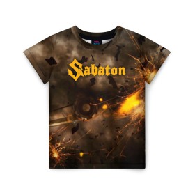 Детская футболка 3D с принтом Sabaton , 100% гипоаллергенный полиэфир | прямой крой, круглый вырез горловины, длина до линии бедер, чуть спущенное плечо, ткань немного тянется | battle | panzerkampf | primo victoria | sabaton | the art of war | the great war | атака мертвецов | бисмарк | броден | войны | группа | йоаким | латный ботинок | метал | ночные ведьмы | пауэр | рок | рыцарские доспехи | сабатон