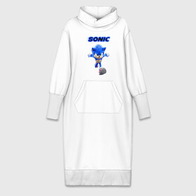 Платье удлиненное хлопок с принтом SONIC ,  |  | hedgehog. | sonic | sonic 2 | sonic 3 | соник | соник 3