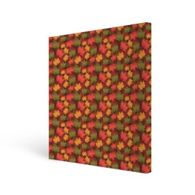 Холст квадратный с принтом Maple leaves , 100% ПВХ |  | Тематика изображения на принте: leaves | maple | клён | кленовые | листопад | листья