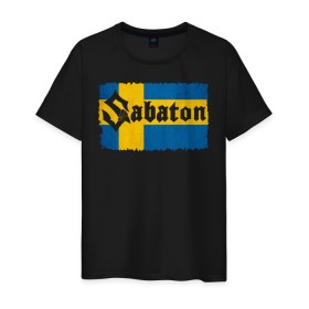 Мужская футболка хлопок с принтом Sabaton , 100% хлопок | прямой крой, круглый вырез горловины, длина до линии бедер, слегка спущенное плечо. | Тематика изображения на принте: battle | panzerkampf | primo victoria | sabaton | the art of war | the great war | атака мертвецов | бисмарк | броден | войны | группа | йоаким | латный ботинок | метал | ночные ведьмы | пауэр | рок | рыцарские доспехи | сабатон