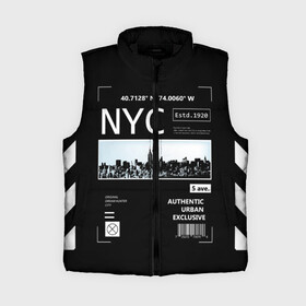 Женский жилет утепленный 3D с принтом New York Strips ,  |  | fashion | hypebeast | off | off white | streetwear | virgil abloh | white | вайт | итальянский | мода | офф | офф вайт | стаил | стритвир | уличный | урбан