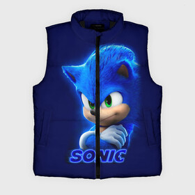 Мужской жилет утепленный 3D с принтом SONIC ,  |  | hedgehog | metal sonic | silver | silver the hedgehog | sonic | sonic boom | sonic the hedgehog | еж | ёж сонник | ежик | игры | кино | соник | соник в кино | сонник | фильм