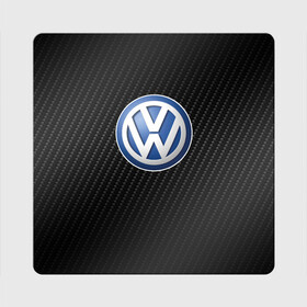 Магнит виниловый Квадрат с принтом Volkswagen Logo | Фольксваген Лого , полимерный материал с магнитным слоем | размер 9*9 см, закругленные углы | amarok | arteon | caravelle | golf | polo | scirocco | teramont | tiguan | to | touareg | transporter | volkswagen | vw | авто | автомобиль | ам | бренд | карбон | машина | машины | народный автомобиль | фольксваген