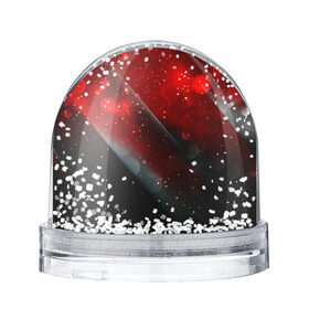 Снежный шар с принтом Red & Black , Пластик | Изображение внутри шара печатается на глянцевой фотобумаге с двух сторон | красночерный | красный | полосы | свет | свечение | текстуры | черно красный | черный