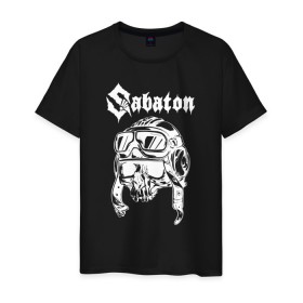 Мужская футболка хлопок с принтом SABATON , 100% хлопок | прямой крой, круглый вырез горловины, длина до линии бедер, слегка спущенное плечо. | sabaton | даниель муллбак | йоаким броден | крис рёланд | оскар монтелиус | пэр сундстрём | рикард сунден | сабатон | тоббе энглунд | томми юханссон | ханнес ван дал