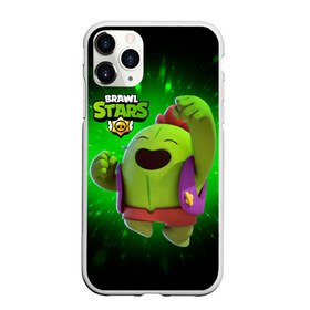 Чехол для iPhone 11 Pro матовый с принтом Brawn Stars Spike , Силикон |  | Тематика изображения на принте: brawl | brawl stars | brawlstars | brawl_stars | jessie | poco | бравл | бравлстарс | поко