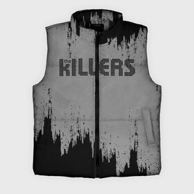 Мужской жилет утепленный 3D с принтом The Killers Logo  Киллерс (Z) ,  |  | brandon flowers | david keuning | killers | альтернативный рок | брэндон флауэрс | дэйв кенинг | инди рок | постпанк ривайвл | хартленд рок