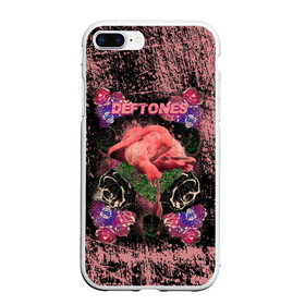 Чехол для iPhone 7Plus/8 Plus матовый с принтом Deftones , Силикон | Область печати: задняя сторона чехла, без боковых панелей | chi cheng | chino moreno | deftones | dia de los | diamond eye | дефтонс | серхио вега | стивен карпентер | фрэнк делгадо | чи ченг | чино морено | эйб каннингем