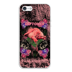 Чехол для iPhone 5/5S матовый с принтом Deftones , Силикон | Область печати: задняя сторона чехла, без боковых панелей | chi cheng | chino moreno | deftones | dia de los | diamond eye | дефтонс | серхио вега | стивен карпентер | фрэнк делгадо | чи ченг | чино морено | эйб каннингем