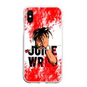 Чехол для iPhone XS Max матовый с принтом Juice WRLD , Силикон | Область печати: задняя сторона чехла, без боковых панелей | eminem | godzilla | juice wrld | rap | американский рэпер | годзила | зарубежный реп | маршалл брюс мэтерс | музыка | реп | рэпер | эминем