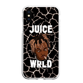 Чехол для iPhone XS Max матовый с принтом Juice WRLD , Силикон | Область печати: задняя сторона чехла, без боковых панелей | eminem | godzilla | juice wrld | rap | американский рэпер | годзила | зарубежный реп | маршалл брюс мэтерс | музыка | реп | рэпер | эминем