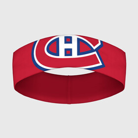 Повязка на голову 3D с принтом Монреаль Канадиенс ,  |  | canadiens | hockey | montreal | montreal canadiens | nhl | usa | канадиенс | монреаль | монреаль канадиенс | нхл | спорт | сша | хоккей | шайба