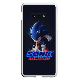 Чехол для Samsung S10E с принтом Sonic , Силикон | Область печати: задняя сторона чехла, без боковых панелей | sonic | sonic 2020 | ежик | кино | мультфильм | соник 2020 | соник фильм