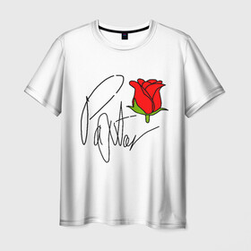 Мужская футболка 3D с принтом PAYTON MOORMEIER , 100% полиэфир | прямой крой, круглый вырез горловины, длина до линии бедер | flower | payton moormeier | roses | tiktok | блогер | пейтон | пейтон моормиер | розы | тикток | тиктокер | цветы | ютубер