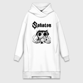 Платье-худи хлопок с принтом SABATON | САБАТОН (Z) ,  |  | sabaton | даниель муллбак | йоаким броден | крис рёланд | оскар монтелиус | пэр сундстрём | рикард сунден | сабатон | тоббе энглунд | томми юханссон | ханнес ван дал