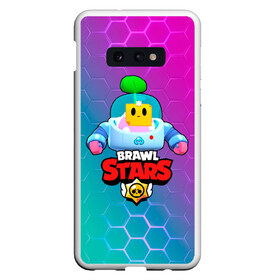 Чехол для Samsung S10E с принтом BRAWL STARS (SPROUT) [2] , Силикон | Область печати: задняя сторона чехла, без боковых панелей | 8 bit | android | brawl | brawl stars | clash | clash royale | game | leon | royale | sprout | stars | андроид | игра | кольт | леон | мобильные игры | спраут