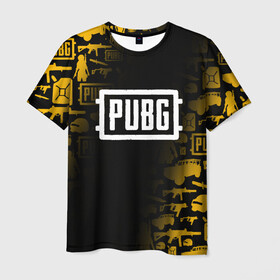 Мужская футболка 3D с принтом PUBG , 100% полиэфир | прямой крой, круглый вырез горловины, длина до линии бедер | playerunknown s battlegrounds | pubg | pubg mobile | пабг | пабг лайт | пабг мобайл | пубг мобайл | пубг.