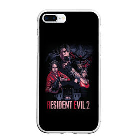 Чехол для iPhone 7Plus/8 Plus матовый с принтом RESIDENT EVIL , Силикон | Область печати: задняя сторона чехла, без боковых панелей | ada wong | biohazard | leon | nemesis | project resistance | raccoon city | re | re3 | resident evil | resident evil 3 | rpd | stars | umbrella | ада вонг | амбрелла | немезис | ужасы