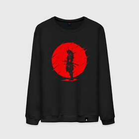Мужской свитшот хлопок с принтом SAMURAI / САМУРАЙ , 100% хлопок |  | japan | japanese | samurai | катана | меч | самураи | самурай | солнце | япония
