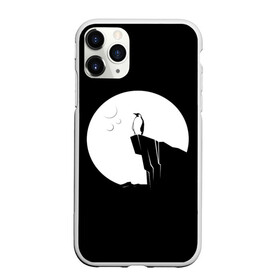 Чехол для iPhone 11 Pro Max матовый с принтом Одинокий Пингвин , Силикон |  | animal | art | bird | black | pinguin | space | stars | арт | горы | животное | животные | звезды | космос | крылья | луна | небо | пингвин | птица | темнота