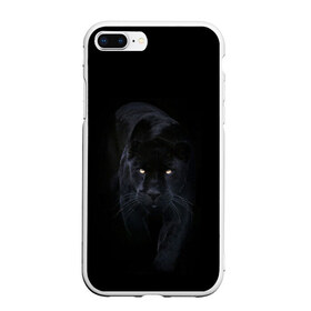 Чехол для iPhone 7Plus/8 Plus матовый с принтом Пантера , Силикон | Область печати: задняя сторона чехла, без боковых панелей | Тематика изображения на принте: animal | animals | beast | black | cat | kitten | phanter | животное | животные | зверек | зверь | кот | котики | кошка | кошки | пантера | черная